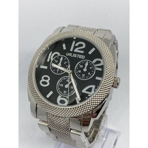 Unlisted By Kenneth Cole Men’s Stainless Steel Sport Wrist Watch UL1287